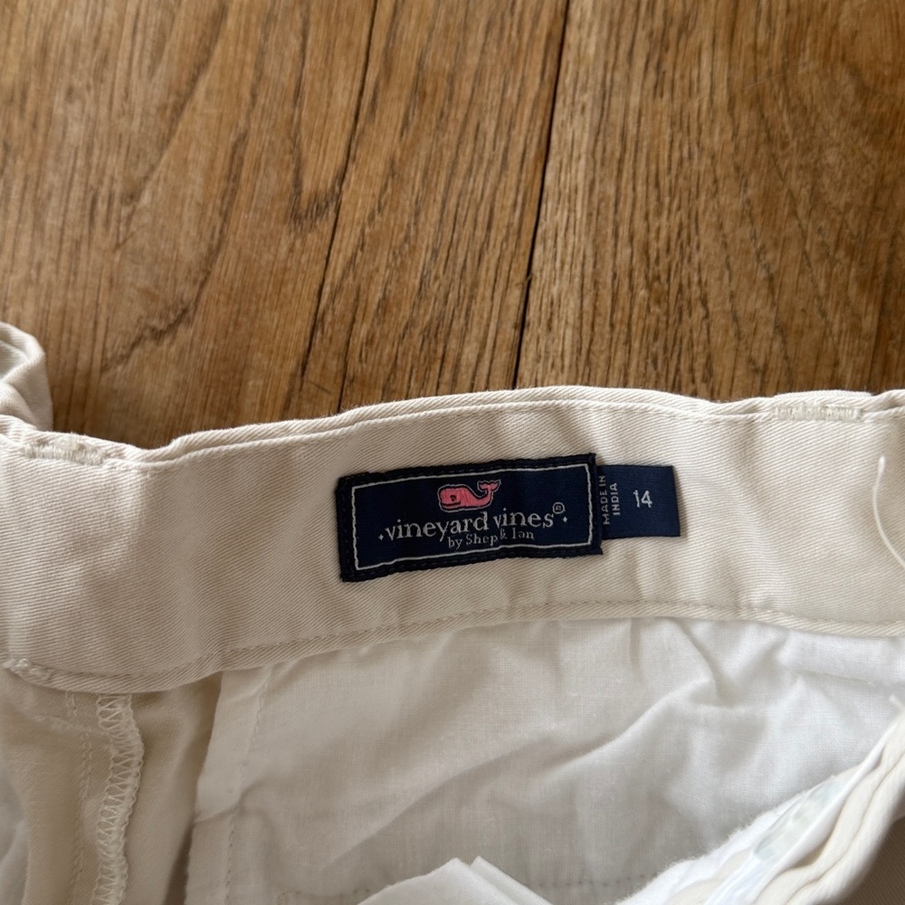 Vineyard Vines Boys size 14 Khaki Cream Pants - Picture 3 of 4